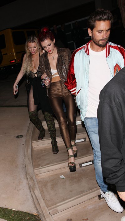 bella thorne scott disick splash