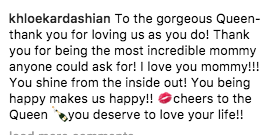 khloe kardashian kris jenner