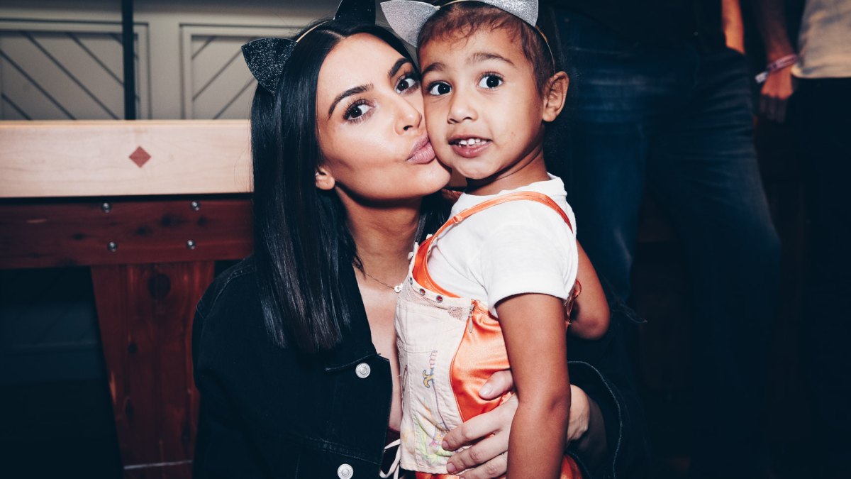 North west crying family photo