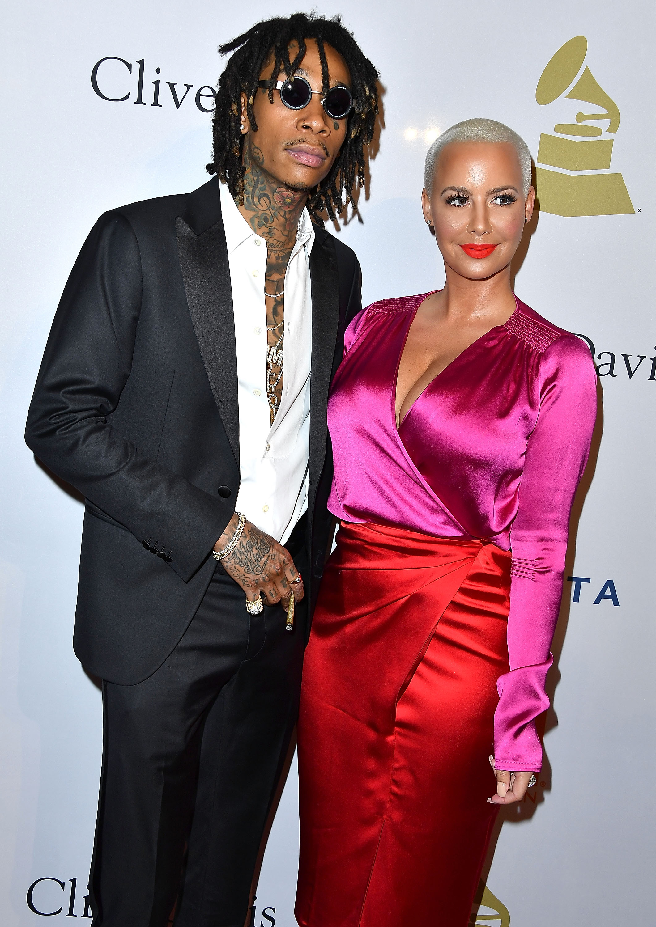 Amber Rose Officially Covers Wiz Khalifa Tattoo With Portrait of Another