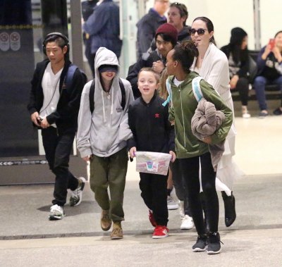 angelina jolie kids splash