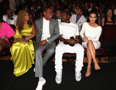 beyonce jay z kanye west kim kardashian - getty