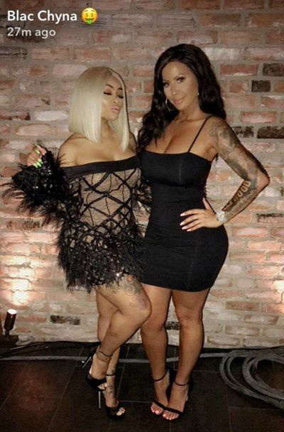 blac chyna amber rose snapchat