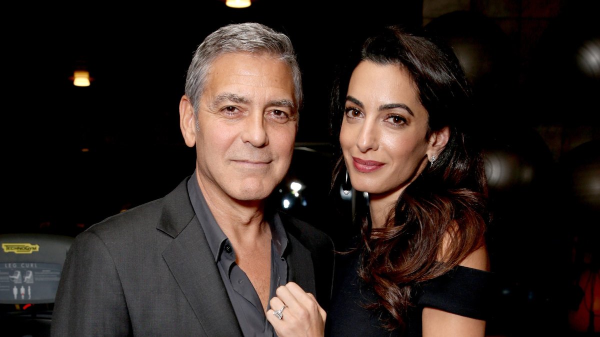 George amal twins security