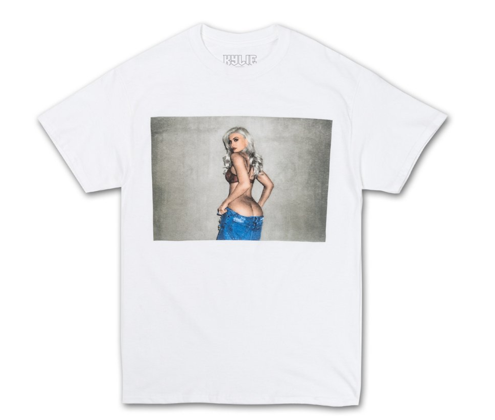 kylie behind tee