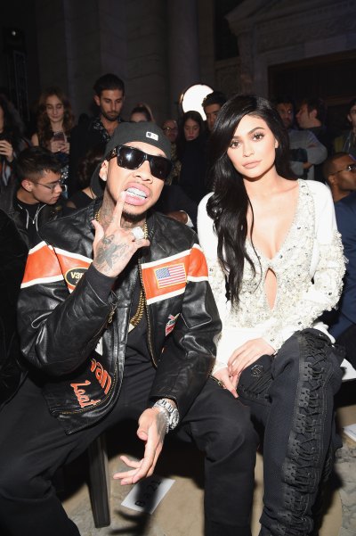 kylie and tyga - getty images