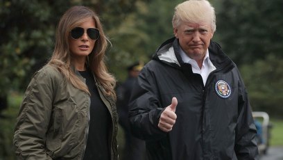 Melania trump hurricane harvey