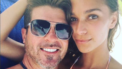 Robin thicke pregnant april geary