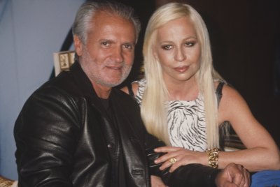 donatella with brother gianna versace getty images