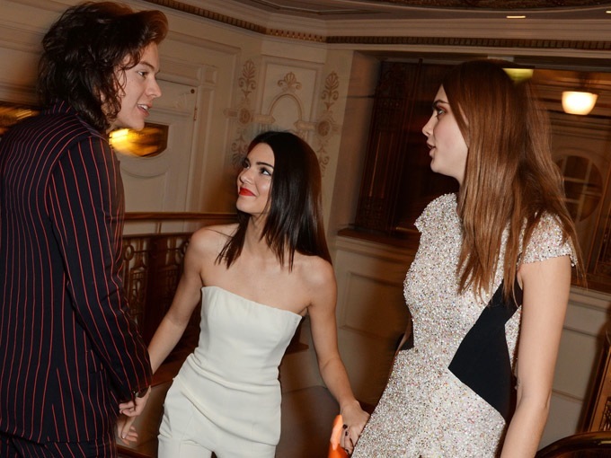 harry styles kendall jenner cara delevingne getty images
