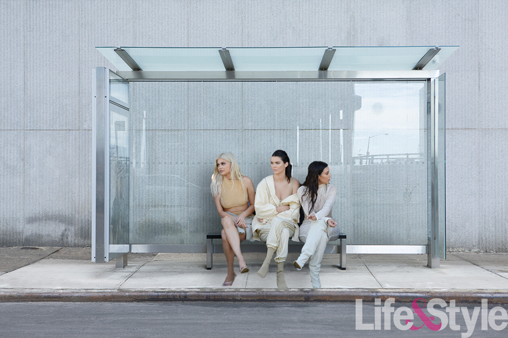 Kardashians bus stop logo