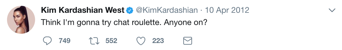 kim kardashian chat roulette