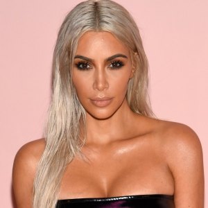 Kim kardashian silver hair