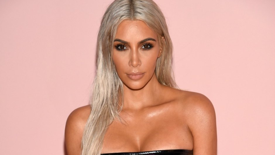 Kim kardashian silver hair