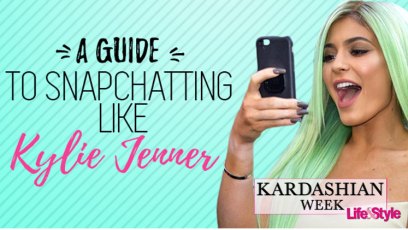 Kylie jenner snapchat