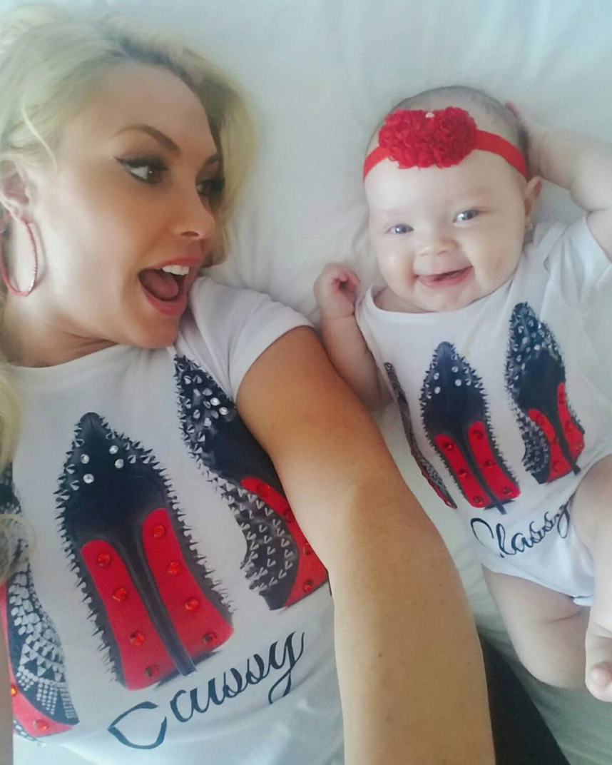 Coco Austin's Daughter Chanel Nicole Strikes a Pose in a Red