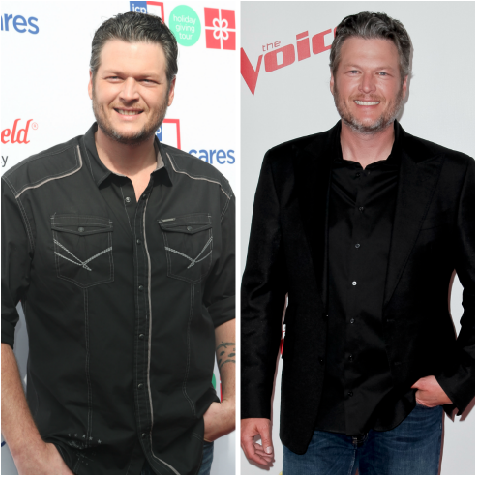 blake shelton weight loss getty