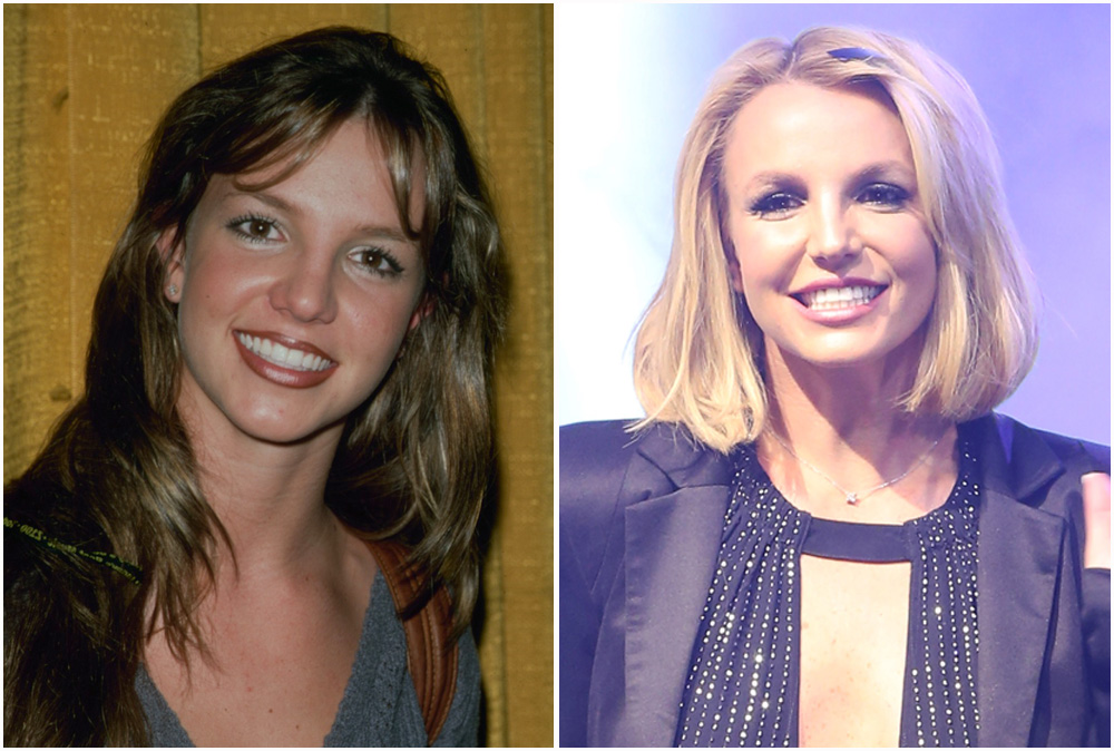 Britney spears hair color