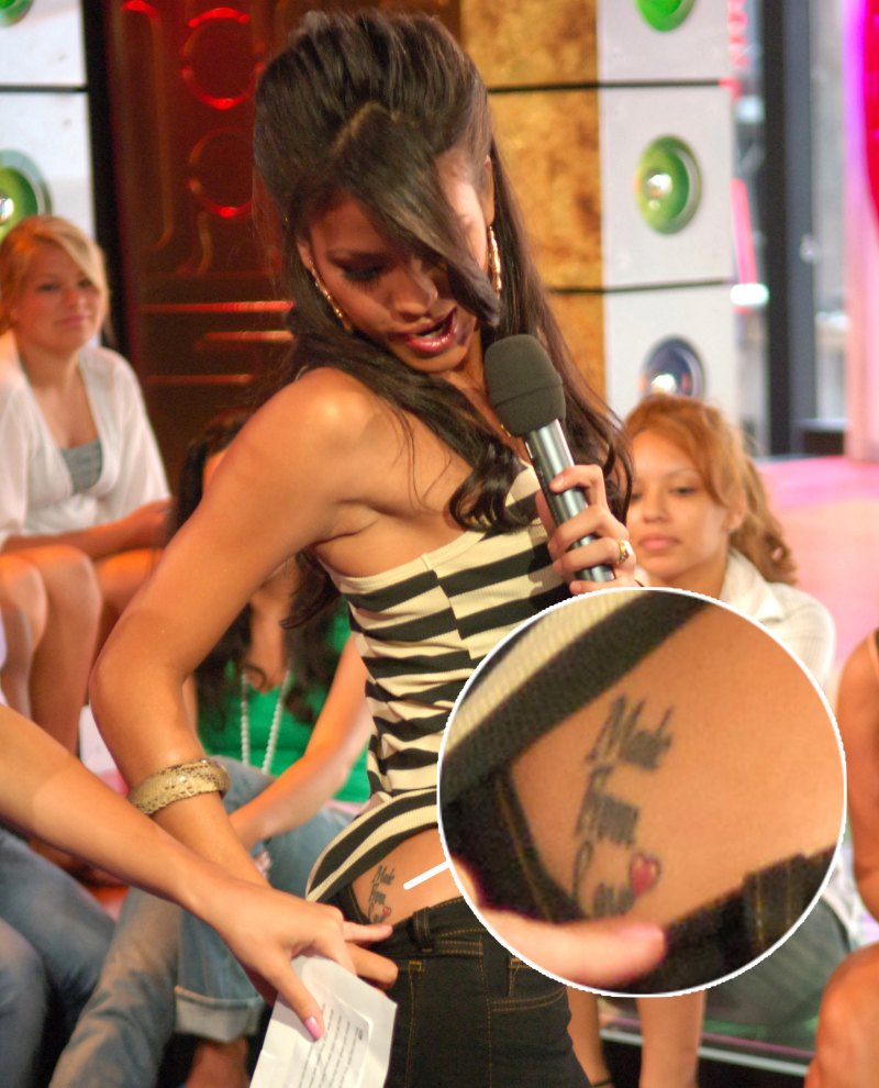 Cassie ventura butt tattoo 1