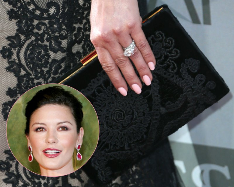 Catherine zeta jones hands