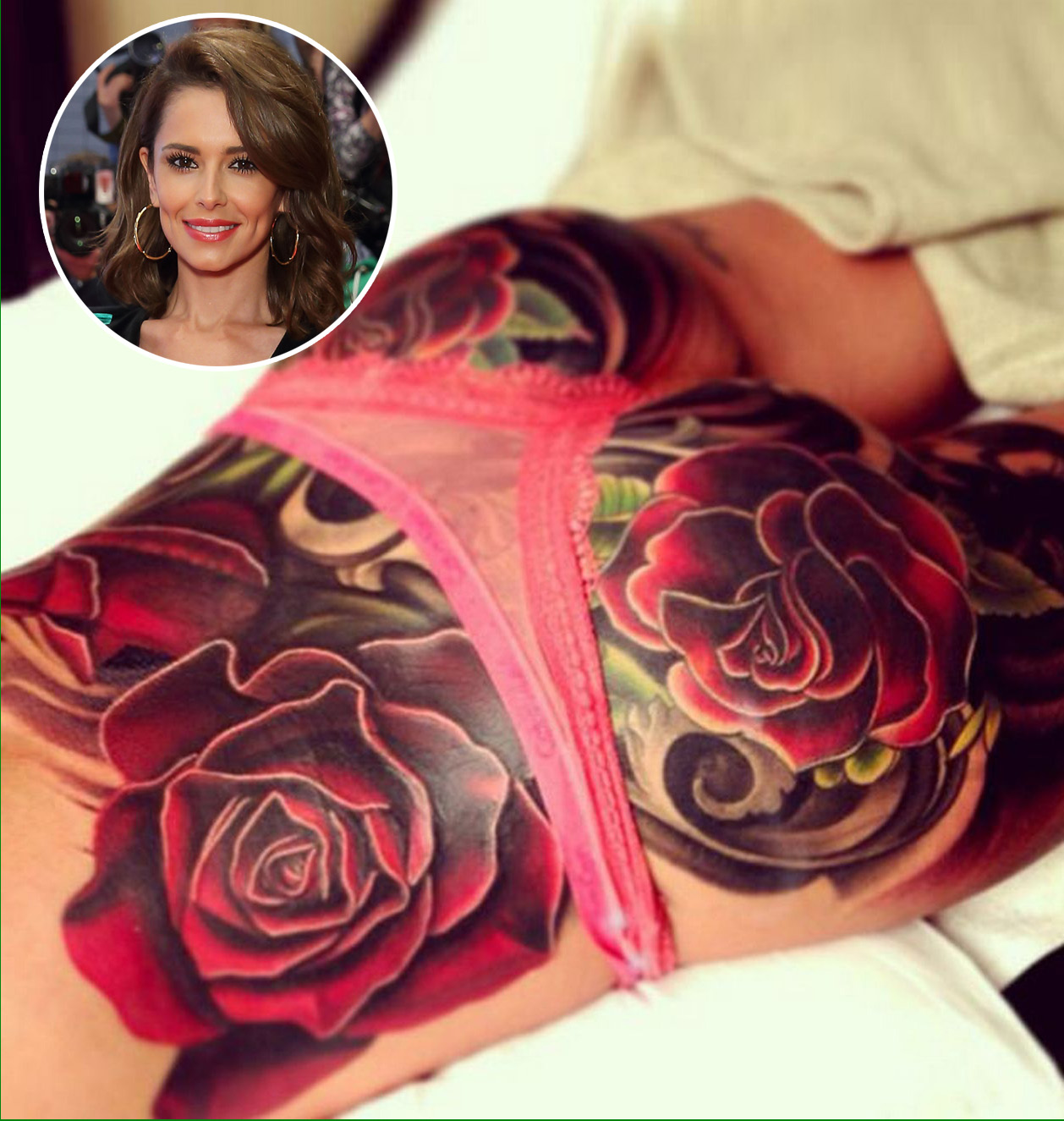 Cheryl cole butt tattoo