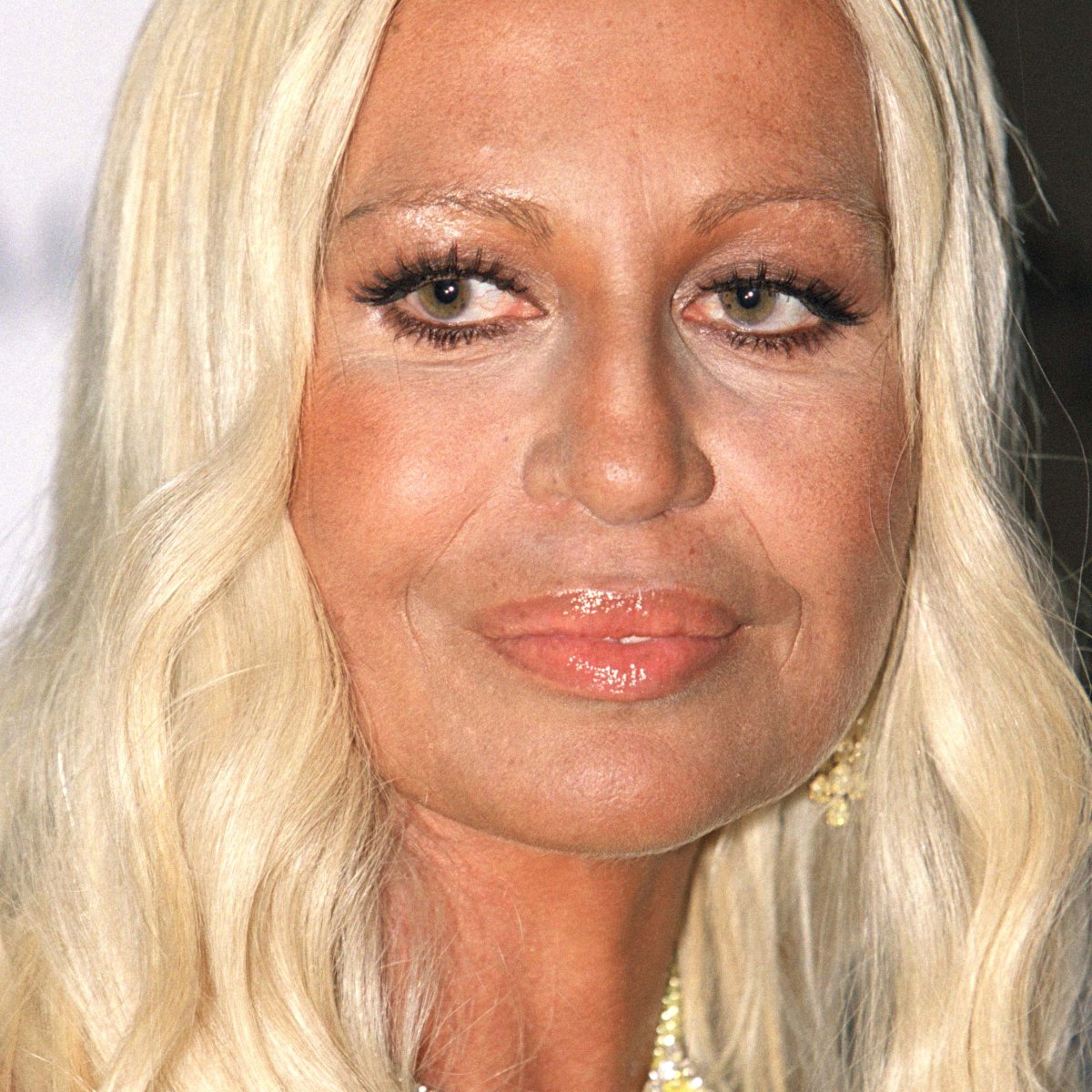 A young Donatella Versace looks an awful lot like a man I once