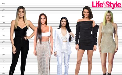 how tall are the kardashians?
