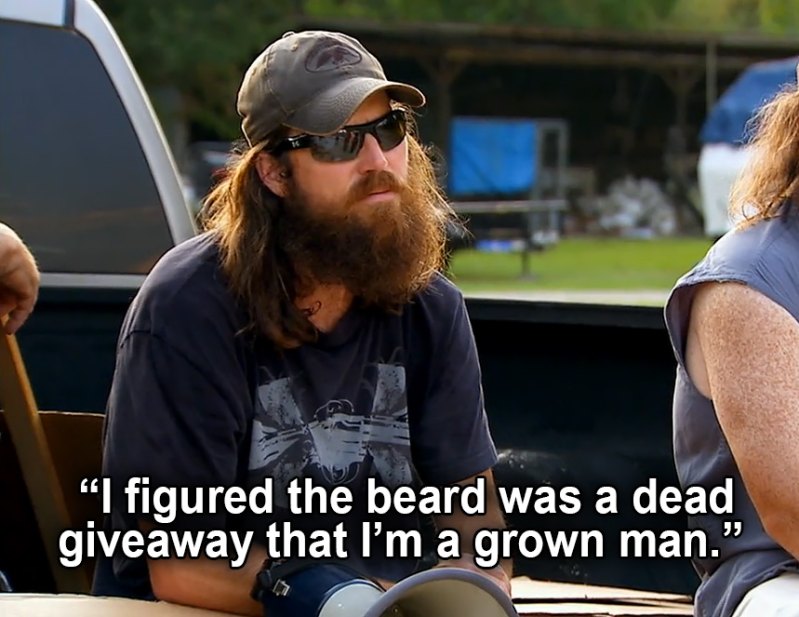 Jase duck dynasty beard quote 1