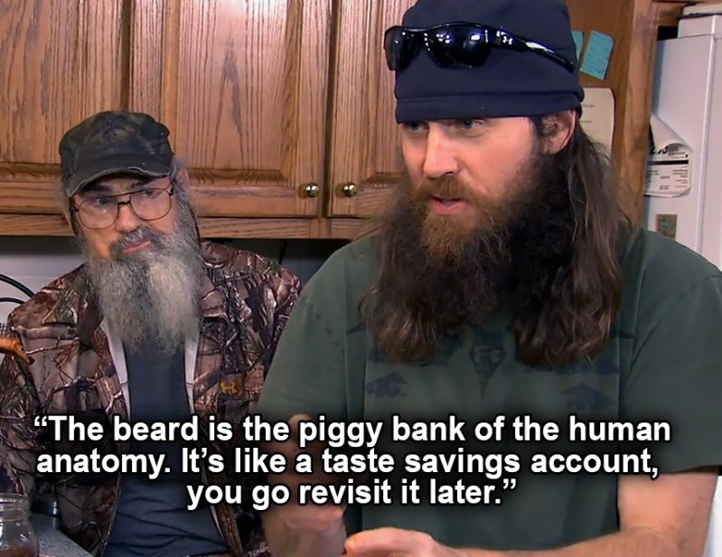 Jase duck dynasty beard quote 5