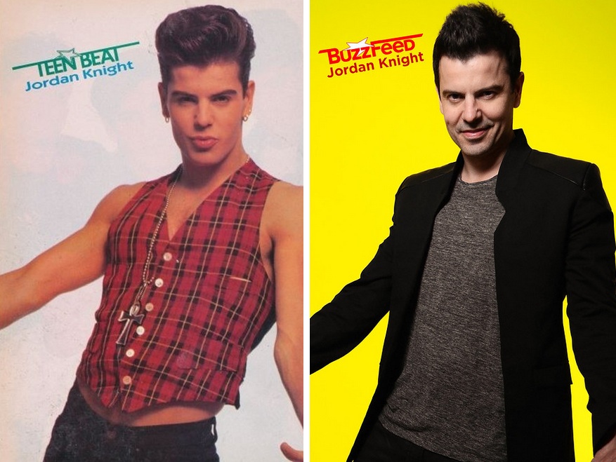 direkte violinist Arbejdsløs Backstreet Boys' Nick Carter and New Kids on the Block's Jordan Knight  Recreated Their Classic Boy Band Posters—And The Result Is AMAZING. - Life  & Style
