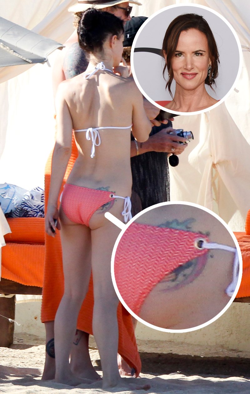Juliette lewis butt tattoo