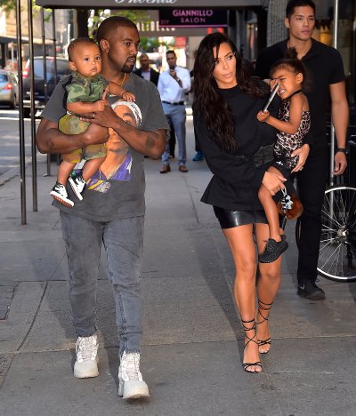 kim and kanye with kids kim and kanye with kids