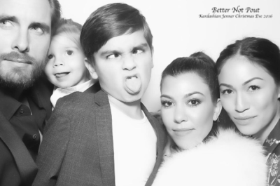 Kourtney and Scott and their kids together