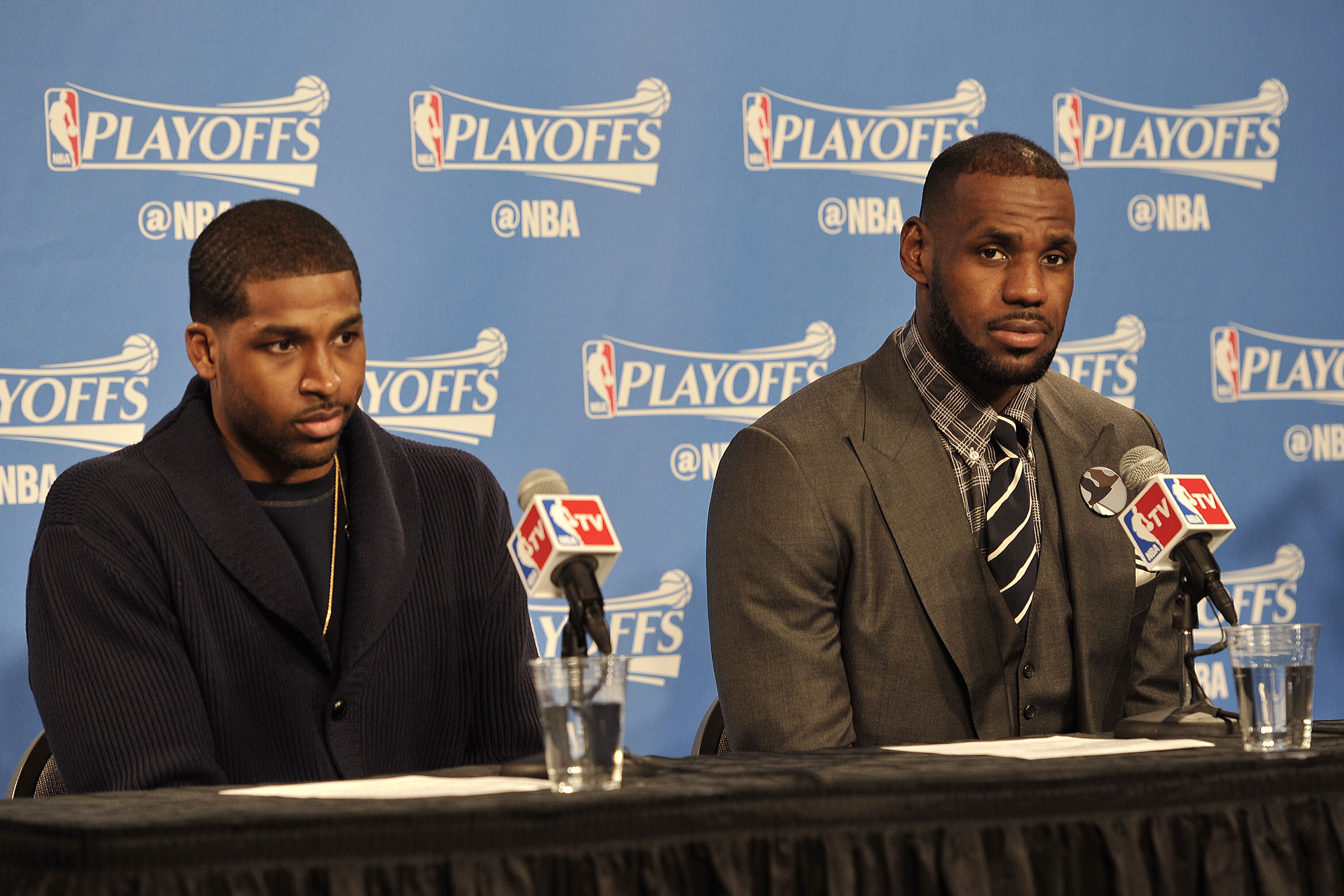 lebron james tristan thompson getty