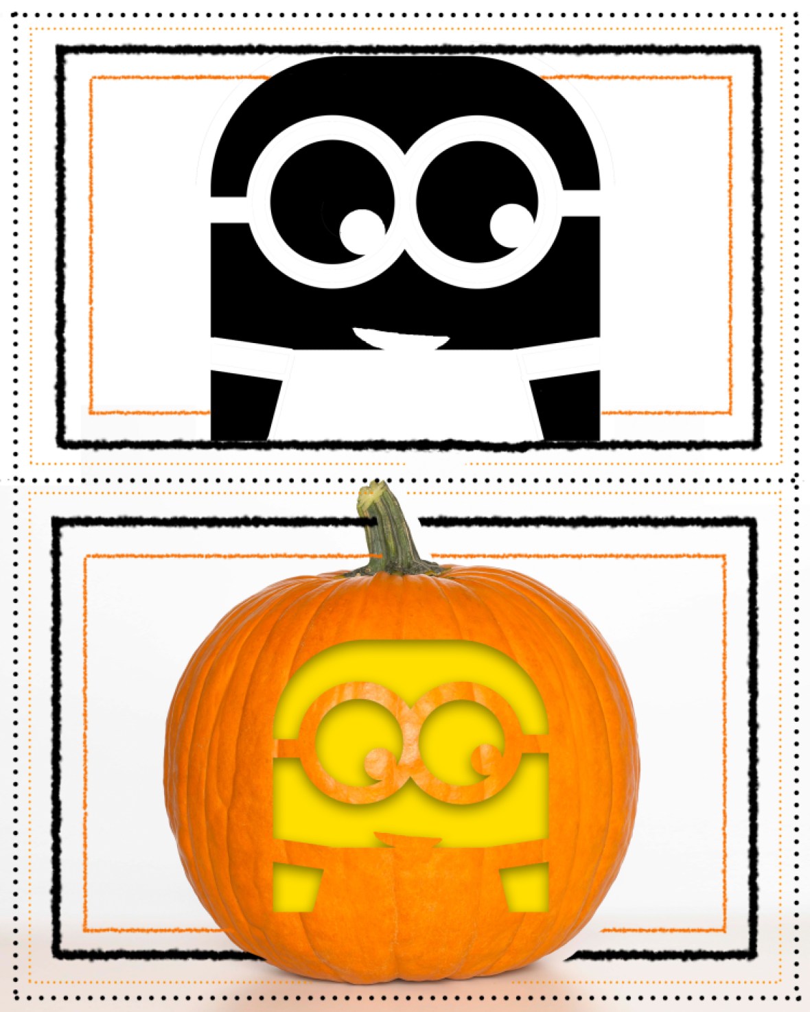 Minion Pumpkin Stencils Free Printable