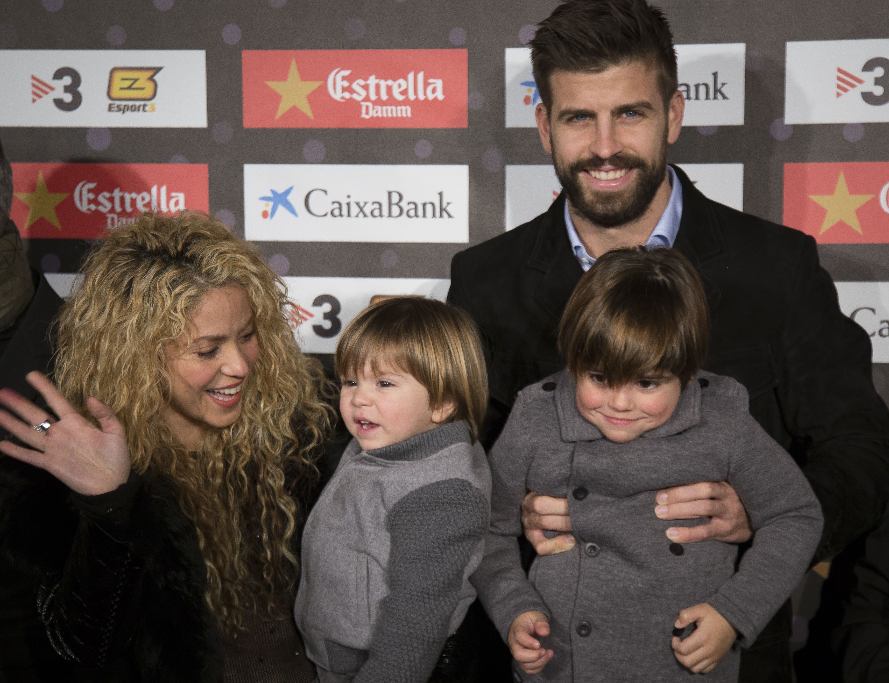 shakira gerard piqu&eacute; kids getty images
