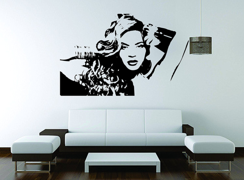 Beyonce wall decal