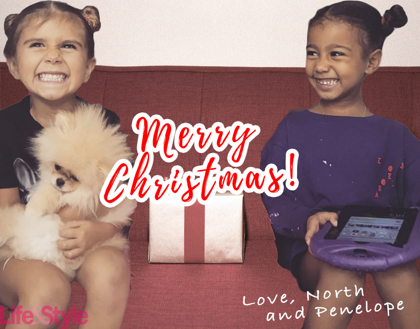 Kardashian xmas card north