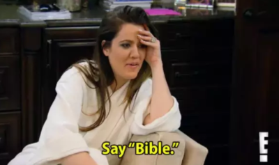 khloe kardashian bible