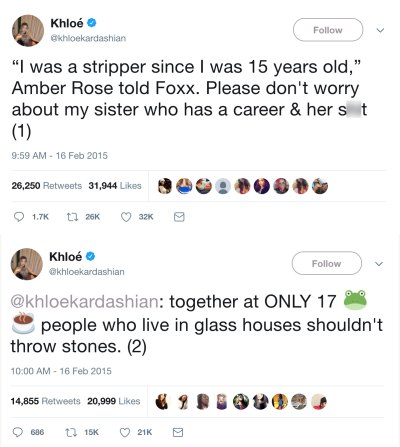 khloé kardashian twitter feud amber rose khloé kardashian twitter feud amber rose