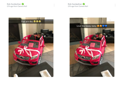 dream kardashian birthday present snapchat dream kardashian birthday present snapchat