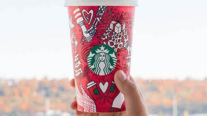 Starbucks holiday cups