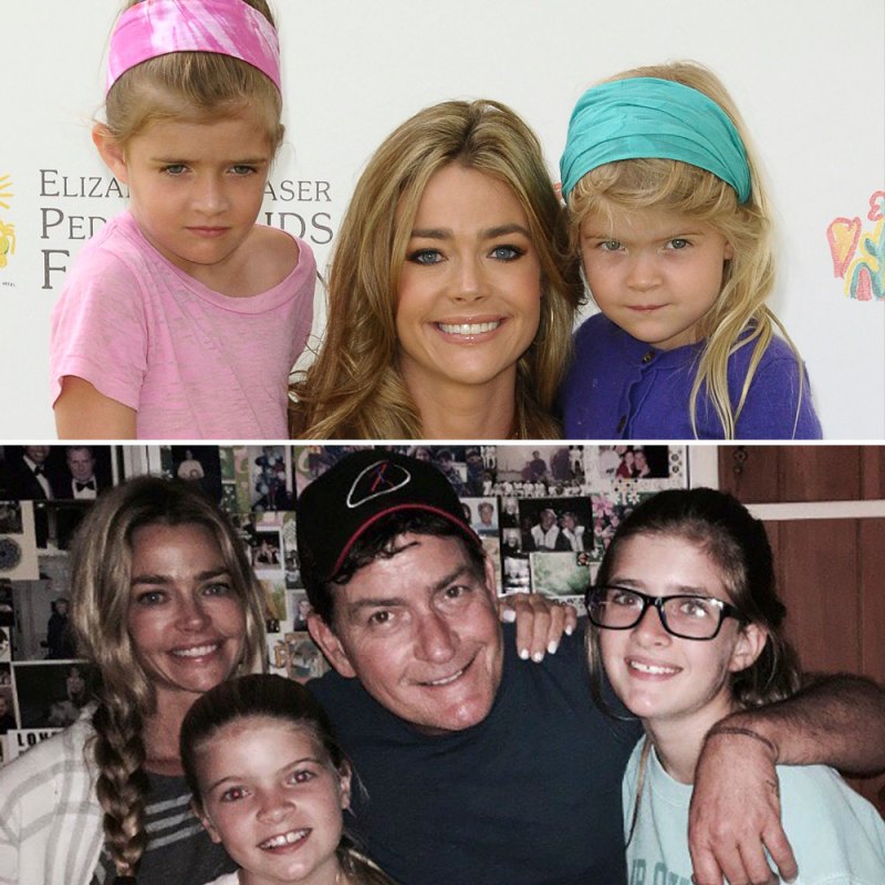 Charlie sheen denise richards daughters sam lola rose