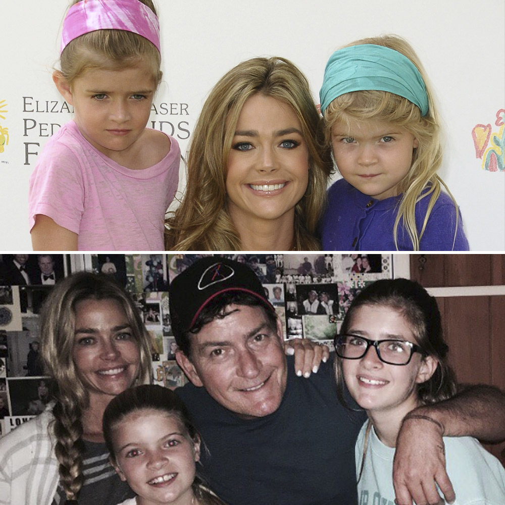 Charlie sheen denise richards daughters sam lola rose