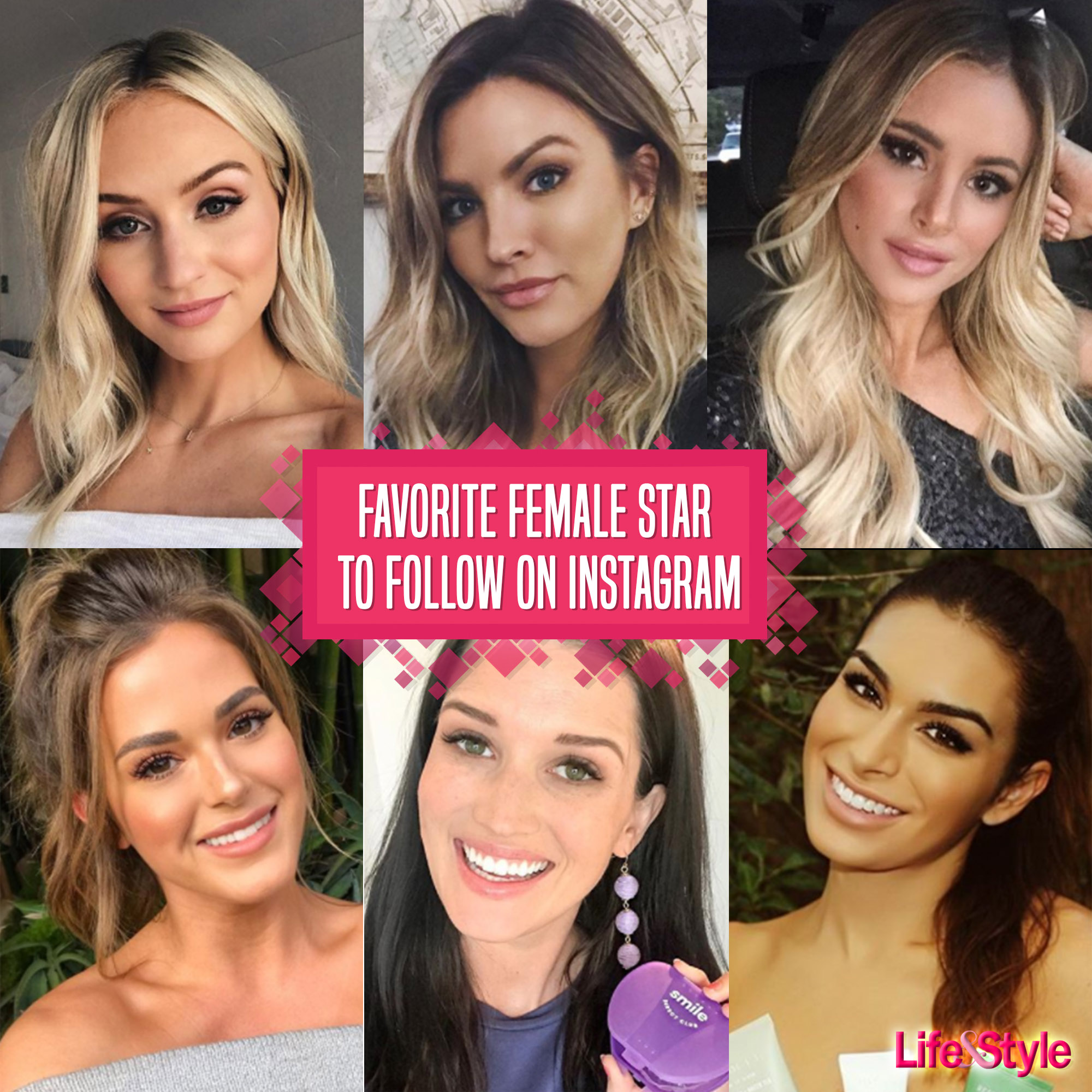 Favorite female star to follow on instagram