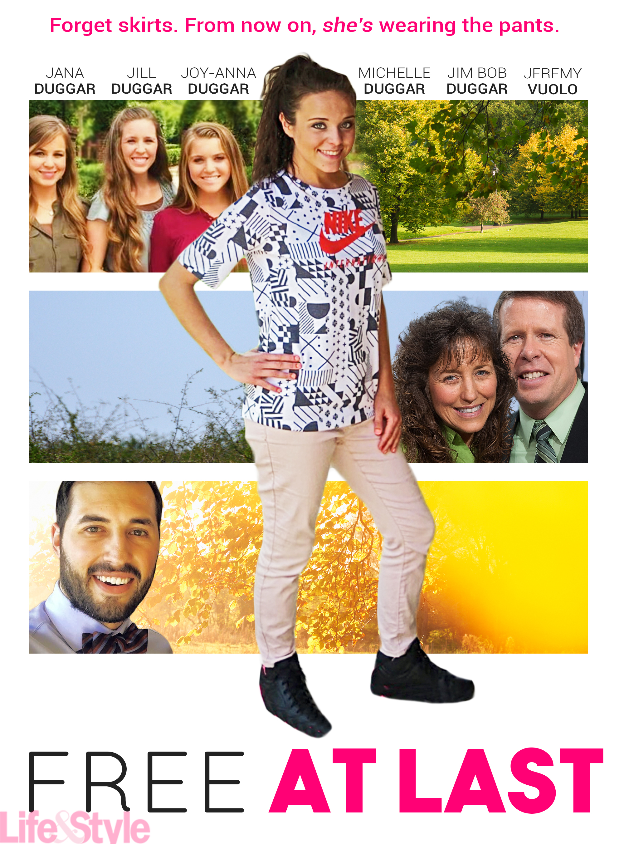 Jinger duffar wears pants