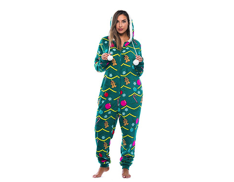 kardashian christmas pajamas amazon green onesie