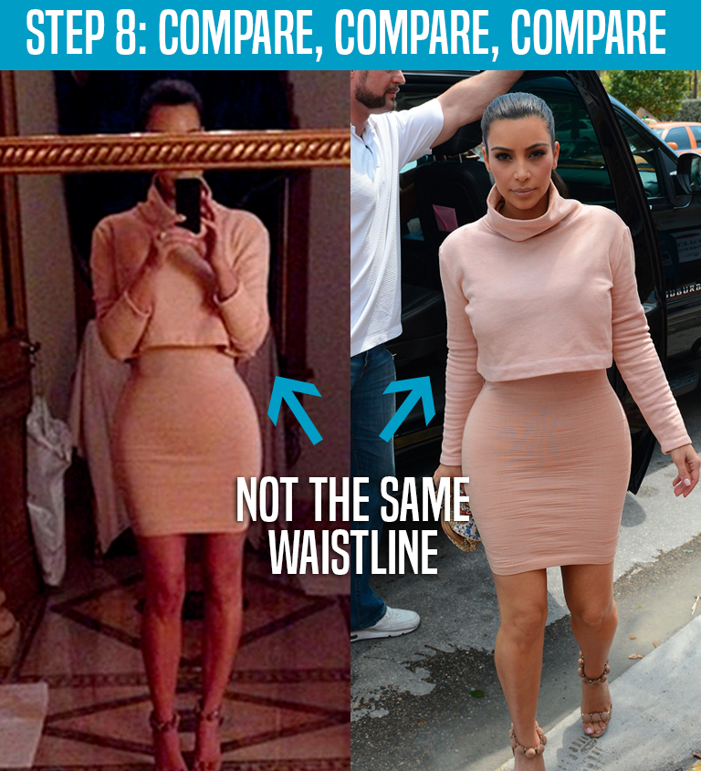 Kim kardashian photoshop fail