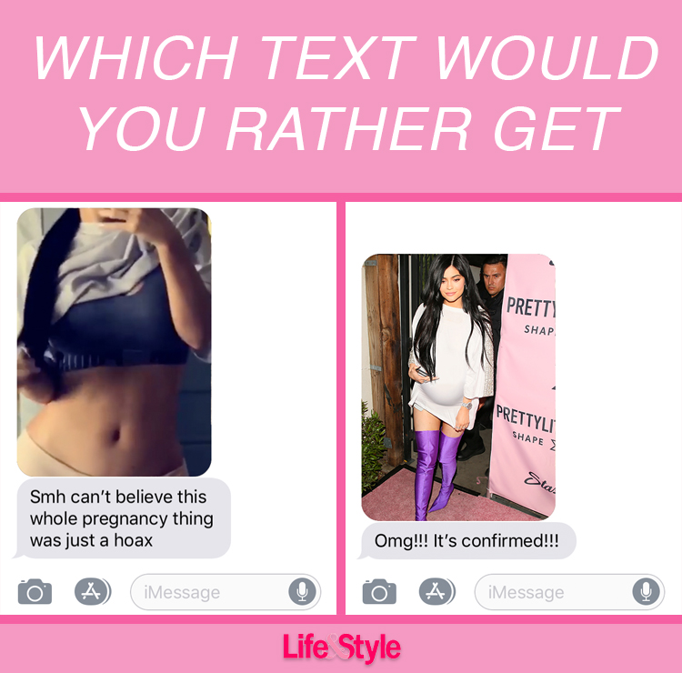 Kylie text hoax confirmation