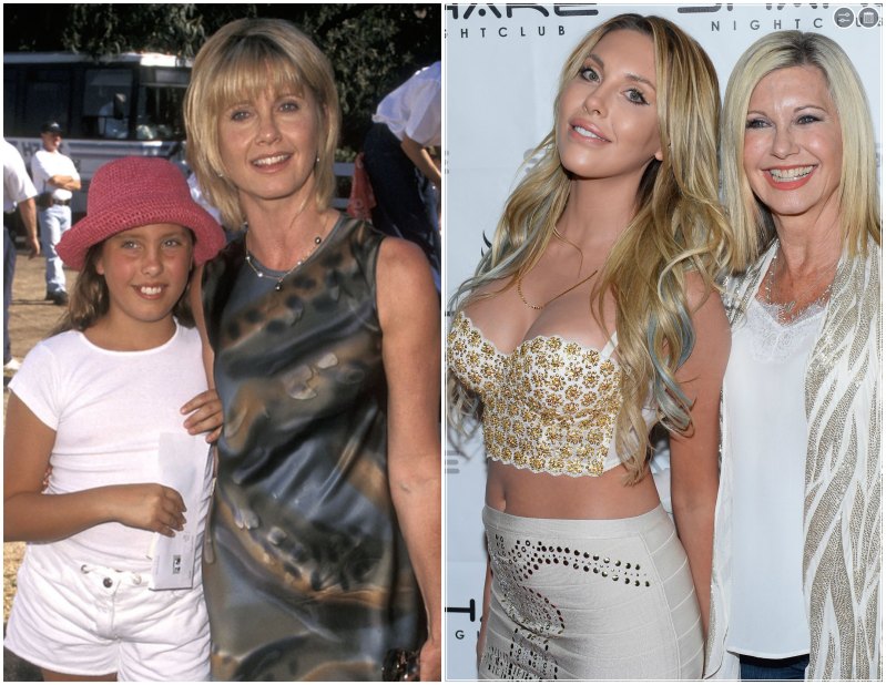 Olivia newton john and daughter chloe